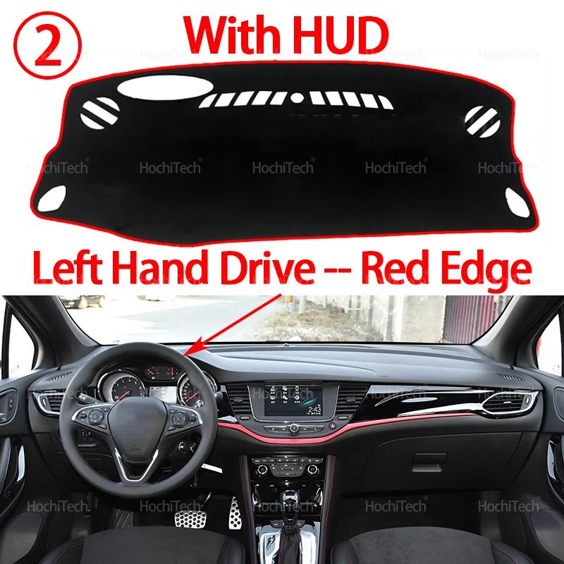Car Dashboard Cover Dash Board Mat Carpet Pad Sunshade Cape Cushion Dashboard Cover for Opel Astra K 2016 2017 2018 2019