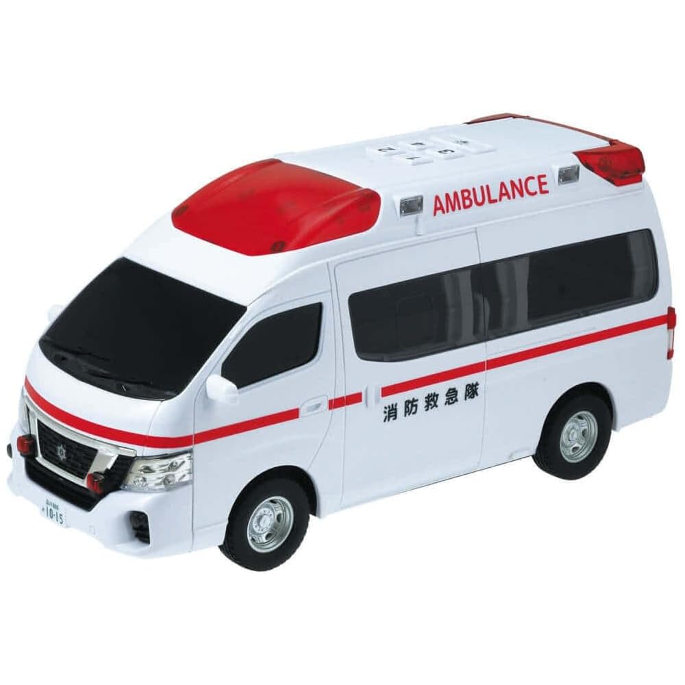 Toyco Nissan Звуковая Скорая Помощь Парамедиков Игрушечный Транспорт с Реалистичными Звуками и Светом