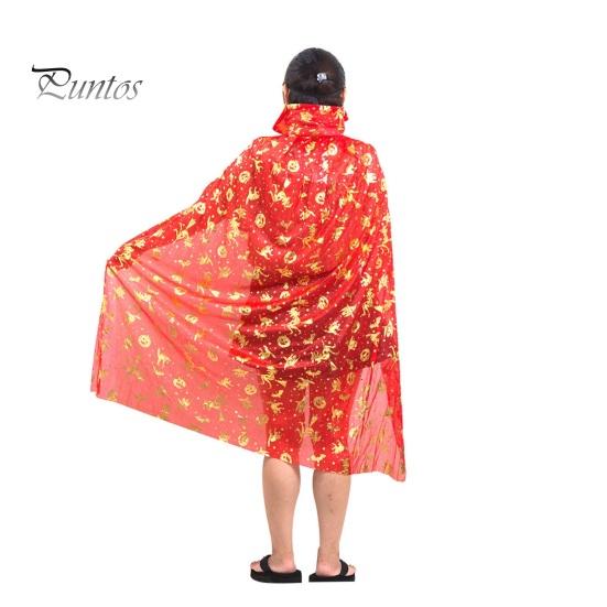 Накидка на Хэллоуин, костюм для косплея, платье со звездным узором, шляпа для рождественских вечеринок на Хэллоуин