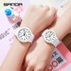 SANDA Personalized Creative Dual Calendar Electronic Quartz Men's and Women's Same Style Couple Watch