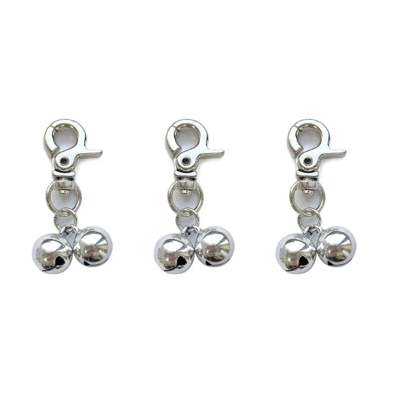 3pcs Dog Collar Bells Pet Outdoor Training Collar Pendant Dog Collar Accessories Puppy Bells Collar Pendant Clip Pet Supplies