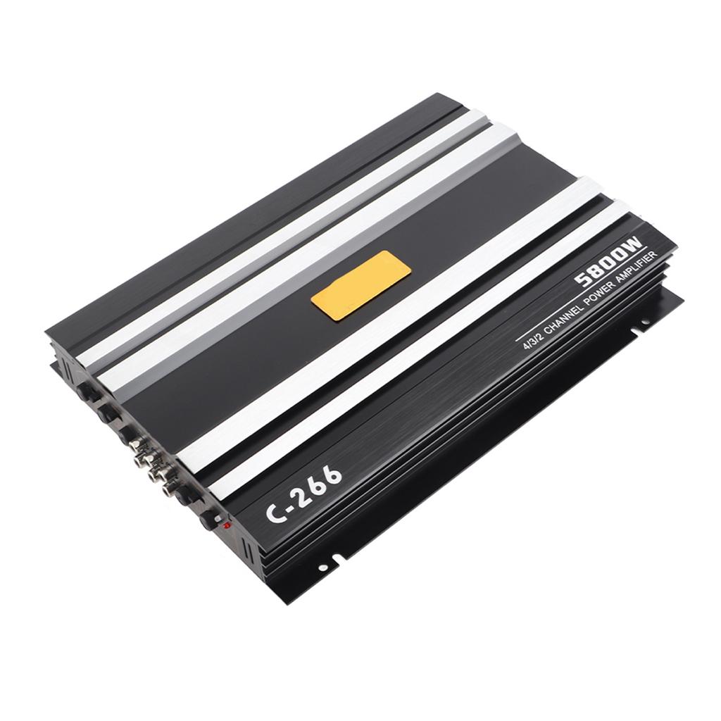 Автомобильный стереоусилитель звука, динамик, усилитель мощности, 12 В, 5800 Вт, универсальный для грузовиков