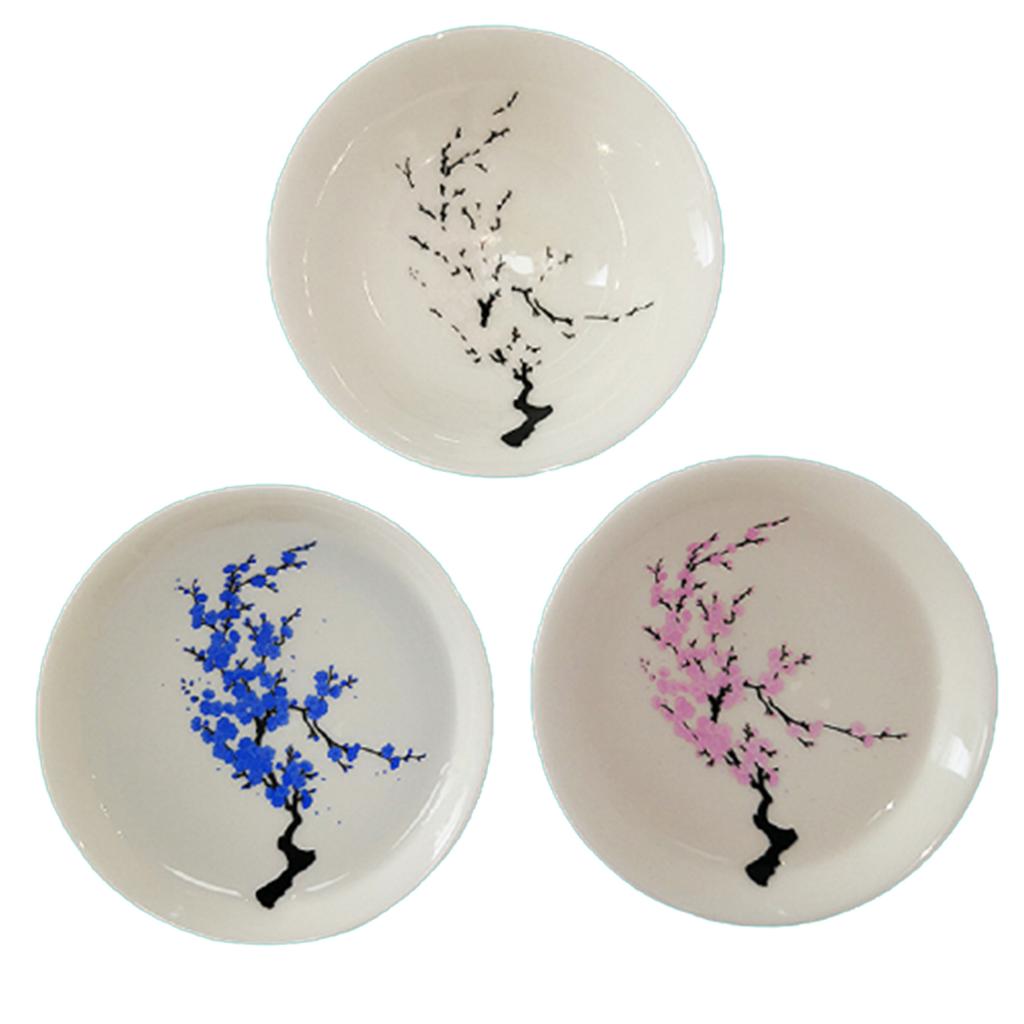 Magic Sakura Cherry/Plum/Peach Blossom Sake Cup Color Changing with Ice/Hot Water Ceramic Cup for Restaurant Household