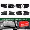 Для Honda Fit Jazz 2009 2010 2011 2012 2013 Автомобильное Зеркало Заднего Вида Боковое Зеркало Крышка Колпачок Крыла Внешний Корпус Двери Отделка Клейкая Наклейка