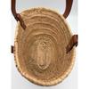 Used LOEWE Basket Bag Raffia Leather Anagram