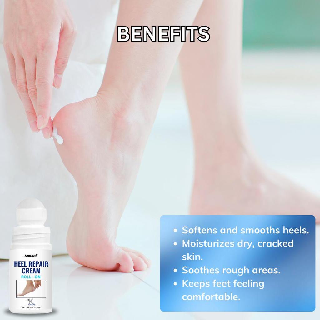 Foot Anti Crack Roll on, крем для ног, восстанавливающий потрескавшуюся кожу, крем Roll on, восстанавливающий сухость, трещины на пятках, шелушение, восстанавливающая маска для ног, 50 мл