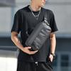 Сумка через плечо мужская новая повседневная модная нагрудная сумка Оксфорд кожаная пленка портативная сумка на плечо