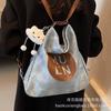 Crossbody bag women's 2025 autumn and winter new fashionable large-capacity backpack student commuting shoulder tote bag