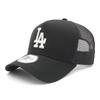Сетчатая кепка MLB LA Черная FREE 940AFTR LOSDOD TPU ЛОГОТИП ЧЕРНЫЙ [New Era] 9FORTYA-FRAME