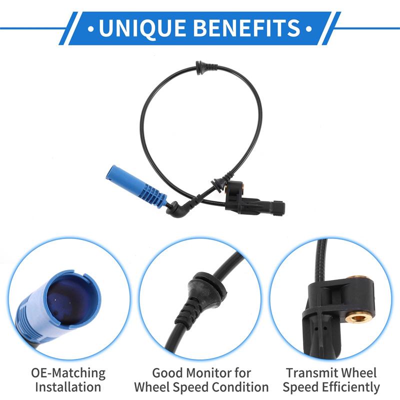 34526792896 34526752682 Датчик скорости вращения колеса ABS передний правый для 2001-2008 Bmw E46 E85 320I 325Ci 325I 330Ci 330I M3 Z4 Автозапчасти