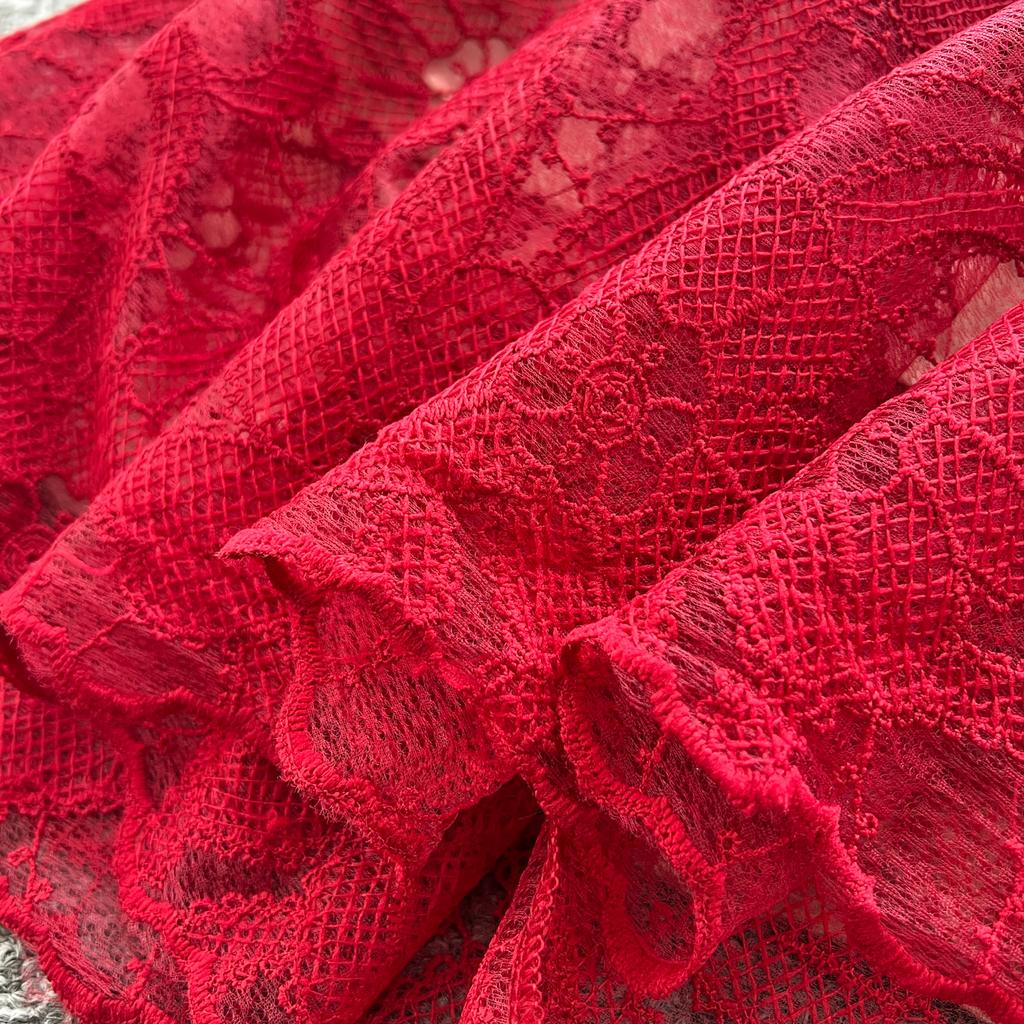 Летние женские элегантные платья с круглым вырезом и коротким рукавом, кружевные вышитые цветочные вечерние платья