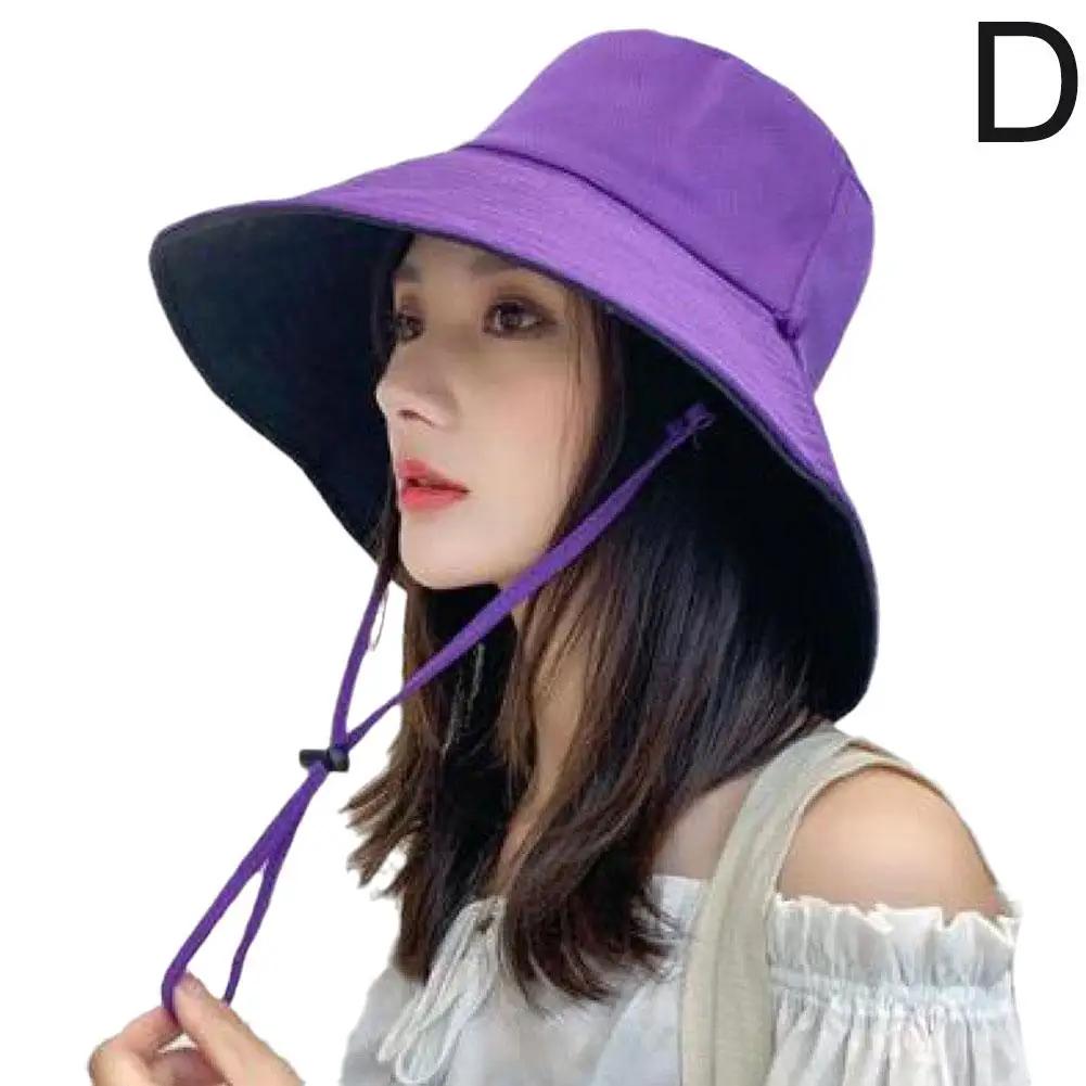 Foldable Sun Protection Hat Women Wide Brim Sun Visor UPF Spring 50+ Protection Traveling Hat Summer Hiking Cap Fishing