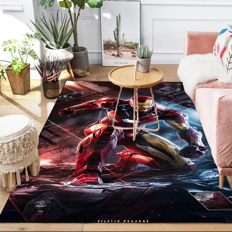Iron In Action Area Rug Suitable for Indoor And Outdoor,Carpets for Kitchens, Homes, Offices, Living Rooms,Home Decor,Christmas Gift