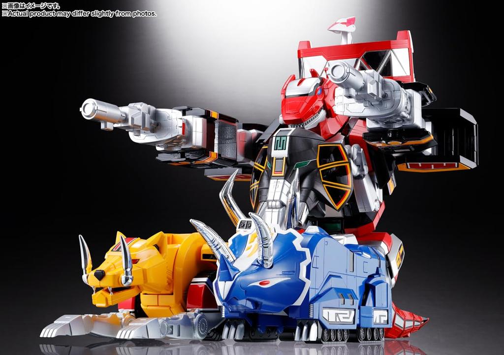 TAMASHII NATIONS Душа Чогокина Динозавр Сентай Зюрэнгер Дзюутэй Дайдзюшин Дайдзюшин Дракон Цезарь 260 мм окрашенная подвижная фигурка GX-72 и GX-78