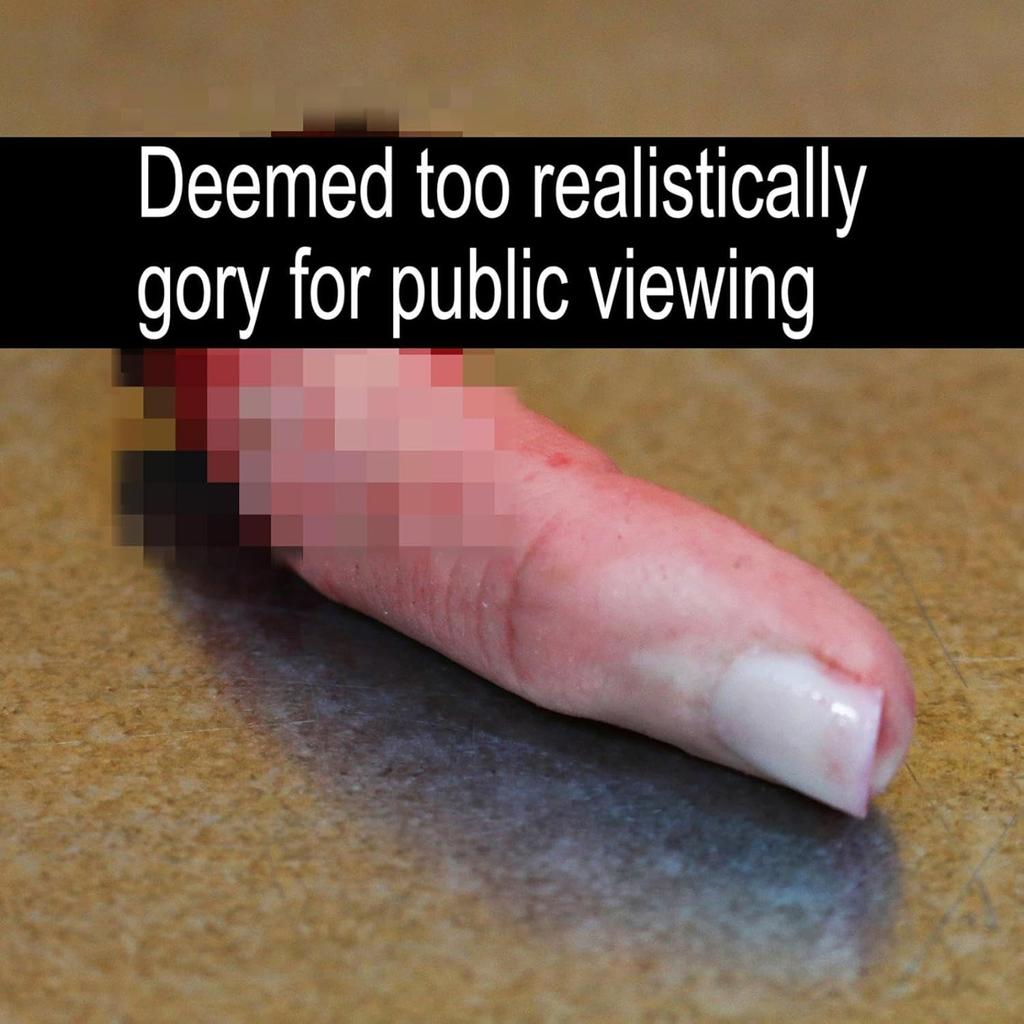Horror Bloody Finger Prank Or Prop Bloody Severed Finger, Ideal Props For Halloween