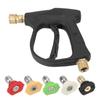 Pressure Washer Gun Car Washing Gun With 5pcs Soap Spray Nozzles 14mm M22 Socket 1/4" Quick Release Snow Foam Gun Car Water Gun