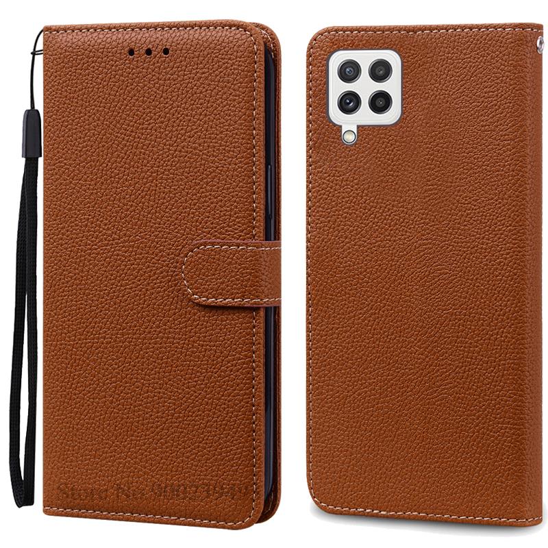 M32 4G Case For Samsung Galaxy M32 Case Leather Wallet Flip Case For Samsung M32 M 32 SM-M325F Case Soft Silicone Cover Fundas