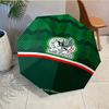 Mexico Football Crest Umbrella - Automatic Open/Close, Compact 8-Rib Lightweight Umbrella Essential for outdoorPicnic Accessory Fan Gifts