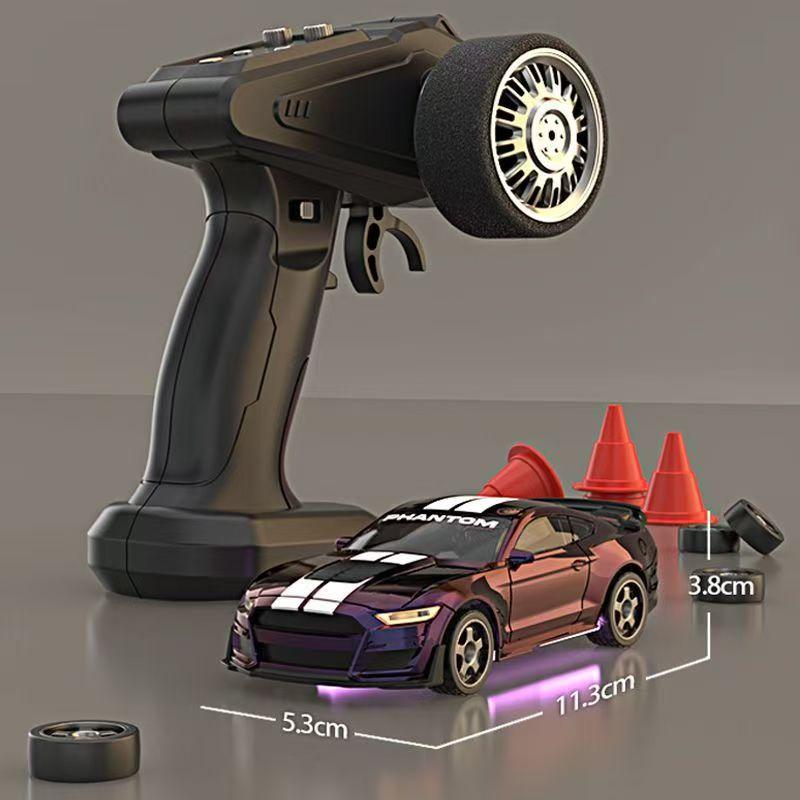 Мини RC Дрифт Машинки 2.4G 15 км/ч 1:43 Профессиональный Гоночный Радиоуправляемый Автомобиль RTR Высокоскоростная Настольная Модель Подарок Спортивная Игрушечная Машинка