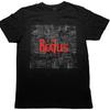 The Beatles Unisex Adult Tickets & Logo Puff Print Cotton T-Shirt