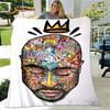 Legend Star Hip Hop Art Rapper Soft Plush Blanket,Flannel Blanket Throw Blanket for Living Room Bedroom Bed Sofa Picnic Cover