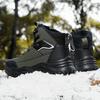 Fashion Winter Warm Boots Mens Climbing Sneakers 2024 Plush High Top Shoes Ankle Boots Lace-up Outdoor Non-slip Hiking Boot