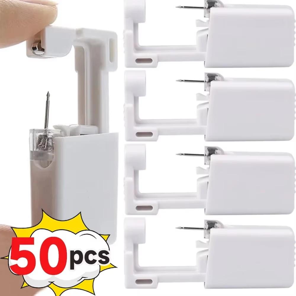 1 шт. Одноразовый безопасный стерильный пирсинг-блок для пирсинга носа с драгоценными камнями, пистолет для пирсинга, инструмент для пирсинга, машинный набор, серьга-пусет, украшение для тела