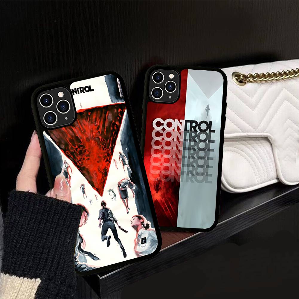 Game C-ControlS Classic Phone Case Wireless Charging PC+TPU For IPhone 11 12 13 14 15 16 17 Pro Max Plus Case
