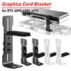 6-96mm Graphics Card Support Holder for RTX 4090 4080 12CM Chassis Fan GPU Support Adjustable Computer Graphics Card Bracket
