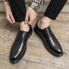 High Quality Business Oxford Men's Formal Shoes Black Suit Interview Professional Wedding Luxury Fashion Brown Leather Shoes