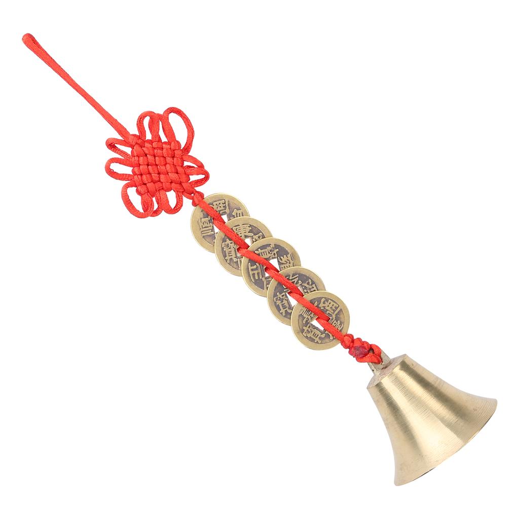 Brass Bell Hanging Decoration Unique Exquisite Home Garden Car Ornament Wind Chime Gift