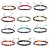 12Pcs Bohemian Webbing Hand Rope Linen Weave Hand Rope Fashion Surfer Beach Bracelet Men Women