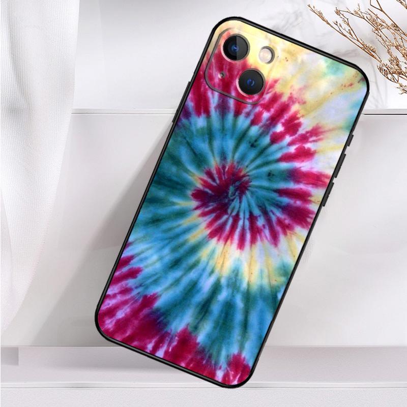 Trippy Tie Dye Hippie Art Phone Case For iPhone 16 15 14 13 12 11 Pro Max Mini X XR XS Max 7 8 Plus Back Cover
