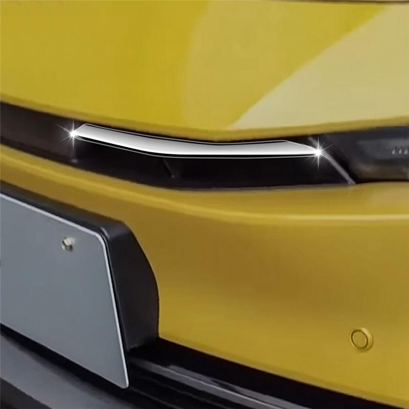 2Pcs Front Bumper Upper Grill Moulding Cover Trim Car Styling For Toyota Prius 60 Series -