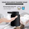 New Touchless Soap Dispenser Rechargeable Automatic Soap Dispenser 300ml with 3 Adjustable Soap Levels Bathroom Kitchen