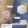 Компактный умный куб: Многофункциональная беспроводная USB-розетка из чистой меди, подходит для домашнего использования.