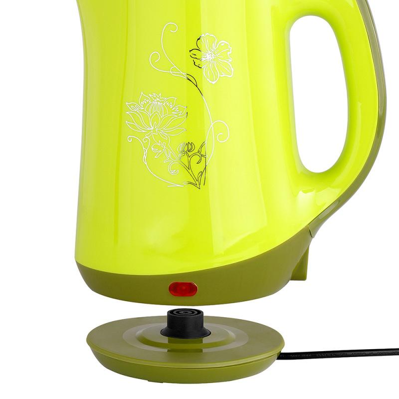 Электрический чайник Бытовой электрический чайник Двухслойный электрический чайник из нержавеющей стали