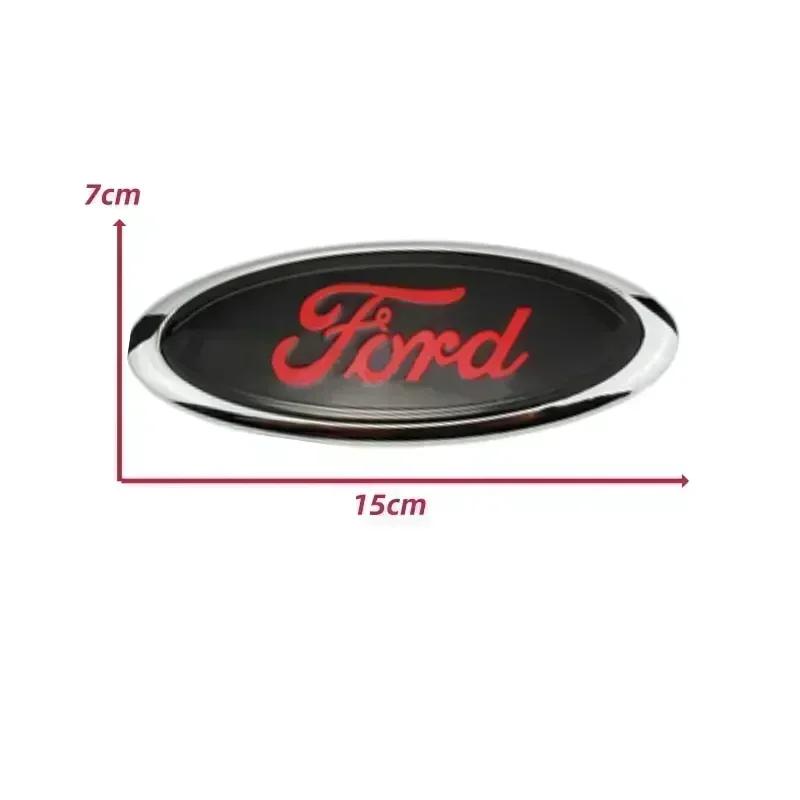 TQ0125x6CM ABS Auto Body Emblem Badge Stickers for Ford Fiesta Ranger Focus Fusion Escape Transit Mondeo Edge Ecosport