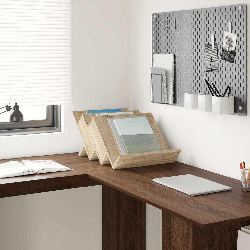 Magazine Rack Sonoma Oak 53 x 40 x 28.5 cm Particleboard
