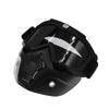 Detachable Goggles Mask Perfect for Open Face Wind Dust Proof Motorcycle Half Helmet or Vintage Helmets New Fashion Visor