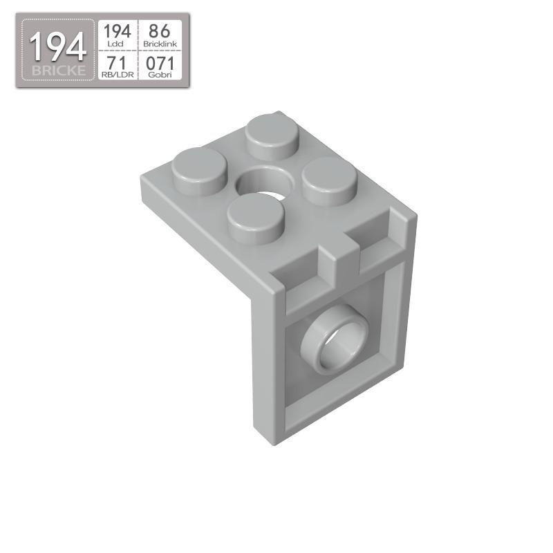 BRICKE 2x2-2x2 Кронштейн: Совместимые с LEGO 3956 MOC DIY Запасные строительные блоки из АБС
