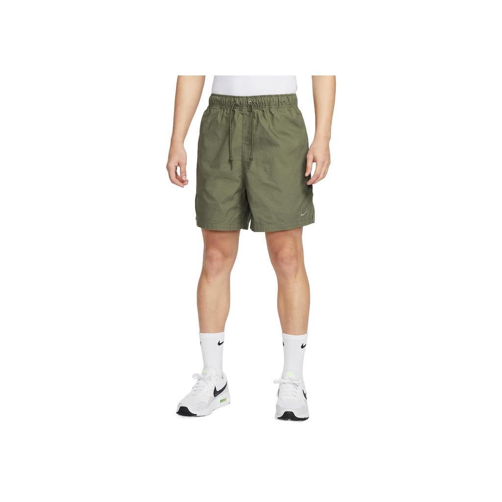 Nike Клубные Мягкие Удобные Стильные Универсальные Повседневные Шорты Мужские шорты Оливково-зеленые HJ1947222