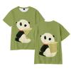 Men's 3D Printed T-Shirt Panda Pattern Print Short Sleeve O-Neck Pullover Casual Top