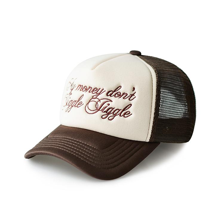 Premium Custom Logo Foam Trucker Hat 5 Panel Mesh Back Snapback Cap Breathable Two Tone Baseball Cap for Corporate Gifts
