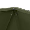 Plant Pot Olive Green 50 x 50 x 50 cm Steel