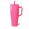 40oz Stainless Steel Travel Tumbler With Straw Lid Vacuum Insulated Car Office Outdoor Use
