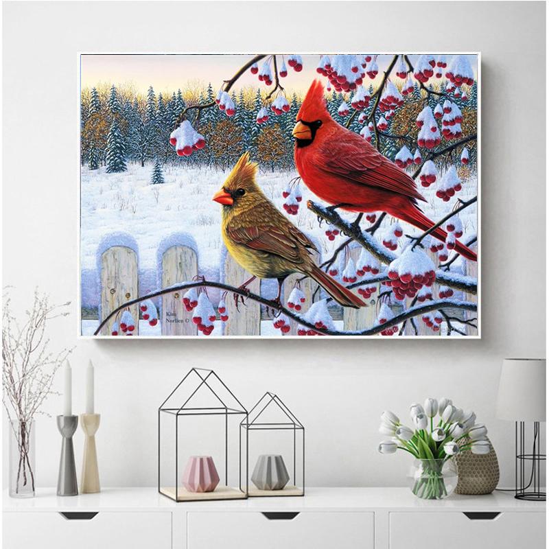 Алмазная картина 5d Зимний пейзаж DIY Полный квадрат Алмазная вышивка Продажа Ремесленный домашний декор