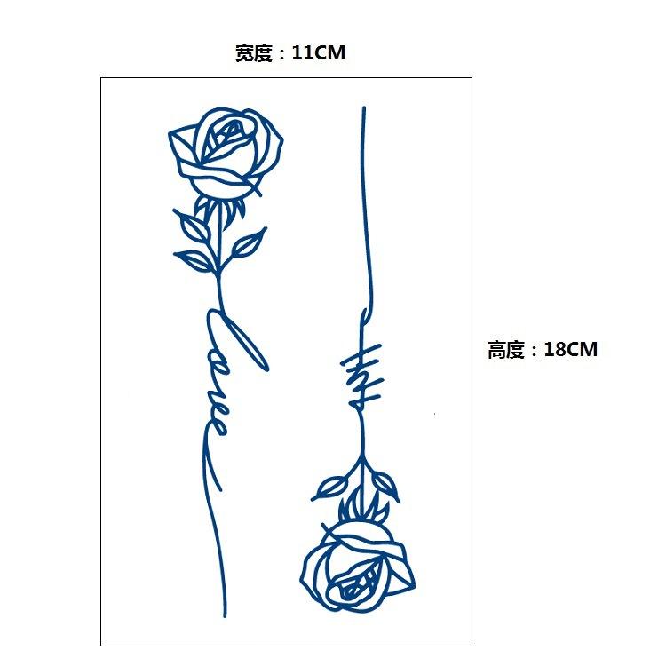 Xinyao Herbal Постепенное изменение Интернет-знаменитости Не отражают свет в течение длительного времени Не отваливаются Водонепроницаемая наклейка для татуировки Наклейка