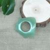 Hot Massage Tool Guasha Board Natural Green Jade Scraping Plate Scraper Stone Massager Thin Slimming Face V-line Beauty
