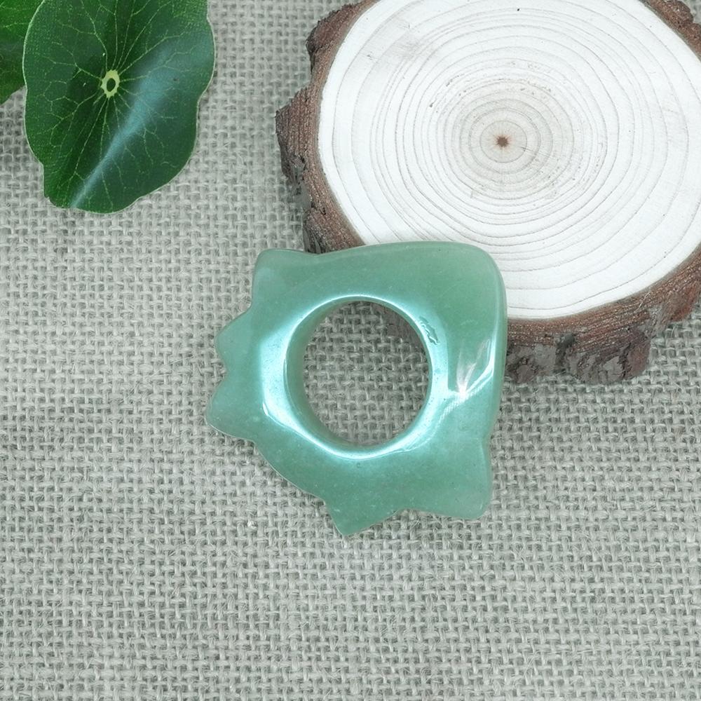 Hot Massage Tool Guasha Board Natural Green Jade Scraping Plate Scraper Stone Massager Thin Slimming Face V-line Beauty